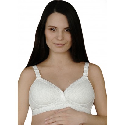 Бюстгальтер для беременных и для кормления Белый 7176